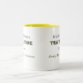 Es ist immer Tea Time Zweifarbige Tasse (Mittel)