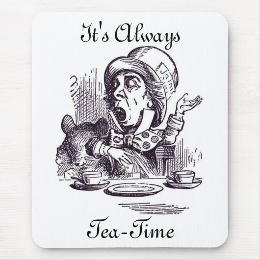 Es ist immer Teezeit Mousepad (Vorne)