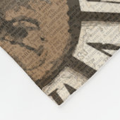 "Es ist immer Teezeit" wütende Fleecedecke (Ecke)