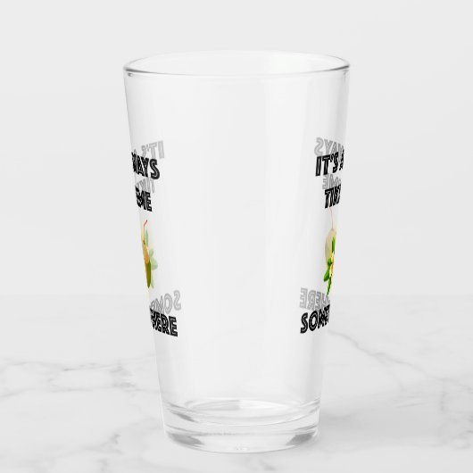 Es ist immer Tiki Zeit irgendwo Tiki Party Glas (Rechts)