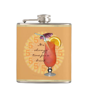 Es ist immer Zeit für ein Getränk; -) Flachmann