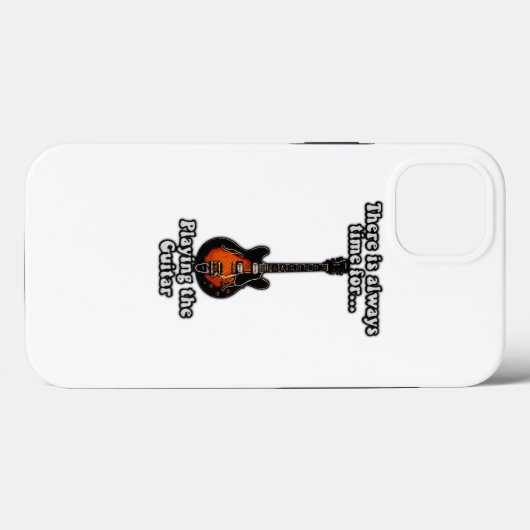 Es ist immer Zeit, Gitarre zu spielen. Retro Case-Mate iPhone Hülle (Rückseite (Horizontal))