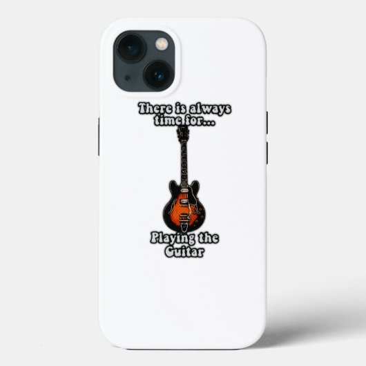 Es ist immer Zeit, Gitarre zu spielen. Retro Case-Mate iPhone Hülle (Rückseite)