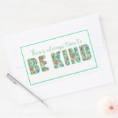 Es ist immer Zeit, um zu bleiben Rechteckiger Aufkleber (Umschlag)