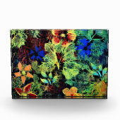 Es ist in den Farben Acrylblock Fotoblock (Vorderseite)