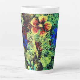 Es ist in den Farben Latte Tasse