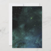 Es ist in der Einladung zur Hochzeit der Sterne ge (Rückseite)