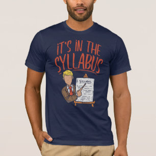 Es ist in der Englischlehrerin T-Shirt