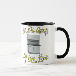 Es ist in der Hauben-Tasse ganz gut Tasse