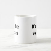 Es ist in der Syllabus-Tasse Kaffeetasse (Mittel)