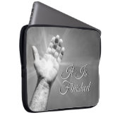 Es ist in Graustufen fertig Laptopschutzhülle (Vorne Rechts)