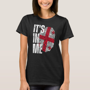 Es ist in Me Georgia Flag Fingerprint georgisches T-Shirt