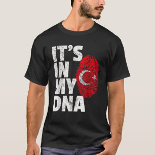 ES IST IN MEIN DNA Türkei türkisches Flag Geschenk T-Shirt