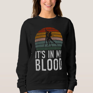 Es ist in meinem Blut Tanzender Liebestänzer Sweatshirt