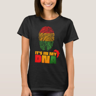 Es ist in meinem DNA African Flag Black History Mo T-Shirt