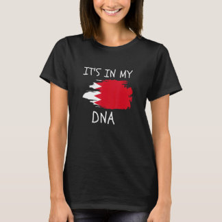 Es ist in meinem DNA-Bahrain Flag Proud Bahraini L T-Shirt