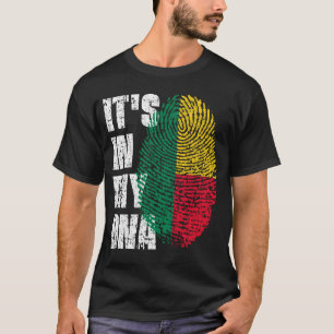 ES IST IN MEINEM DNA-Benin-Flag-Mädchen-Geschenk T-Shirt