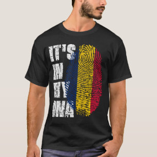 ES IST IN MEINEM DNA-Chad Flag Junge Mädchen Gesch T-Shirt