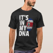 Es ist in meinem Dna Costa Rica Flaggenland Souven T-Shirt (Vorderseite)