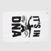 Es ist in meinem DNA-Disk-Golf Golfhandtuch (Horizontal)