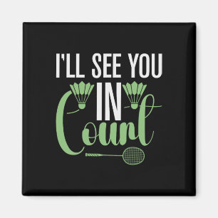 Es ist in meinem Dna Dminton Shuttle Racket Dminto Magnet