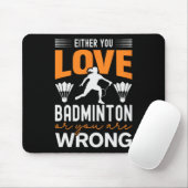 Es ist in meinem Dna Dminton Shuttle Racket Dminto Mousepad (Mit Mouse)
