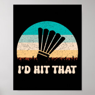 Es ist in meinem Dna Dminton Shuttle Racket Dminto Poster
