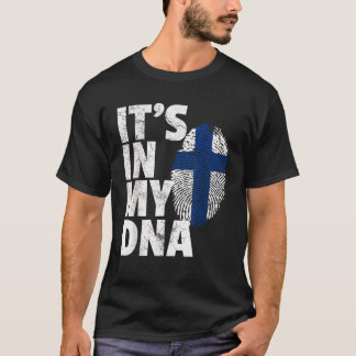ES IST IN MEINEM DNA-Finnland Flaggen Primarland T-Shirt