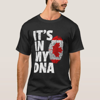 Es ist in meinem Dna Funny Canadian Kanada Flag Ge T-Shirt