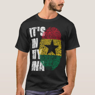 ES IST IN MEINEM DNA-Ghana-Flag Jungs-Mädchen-Gesc T-Shirt