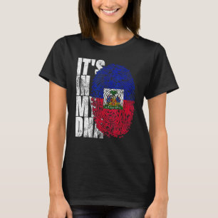 Es ist in meinem DNA-Haiti Grafik für Männer Haiti T-Shirt