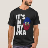 Es ist in meinem DNA-Haitianer Flaggenland T-Shirt (Vorderseite)
