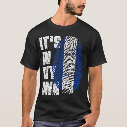 ES IST IN MEINEM DNA-Honduras-Flag-Mädchen-Geschen T-Shirt (Vorderseite)