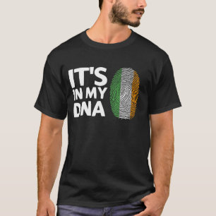Es ist in meinem DNA Irish Flag Fingerprint Irland T-Shirt