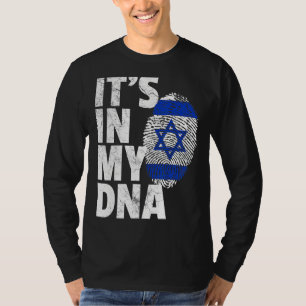 ES IST IN MEINEM DNA-israelischen Flaggenstaat-Nat T-Shirt
