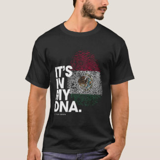 Es ist in meinem Dna Mexico Flag Shirt mexikanisch