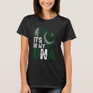 Es ist in meinem DNA Pakistan Flag Fingerprint Pat T-Shirt