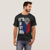 ES IST IN MEINEM DNA-Sint Maarten-Flag St. Maarten T-Shirt (Vorne ganz)