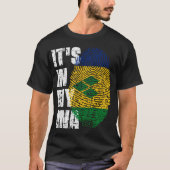 Es ist in meinem DNA St Vincent Grenadines Flag St T-Shirt (Vorderseite)