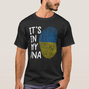 Es ist in meinem DNA-T-Shirt Ukraine ukrainische F T-Shirt