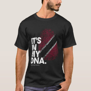 Es ist in meinem DNA Trinidad Tobago Flag Wurzeln T-Shirt