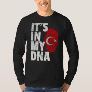 Es ist in meinem DNA Türkei türkische Flagge Souve T-Shirt
