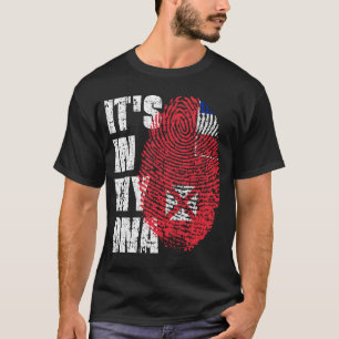 ES IST IN MEINEM DNA Wallis und Futuna Flag Junge T-Shirt