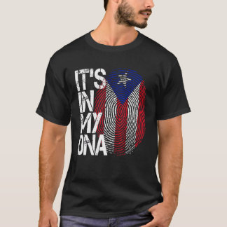 Es ist in meinem DNS Puerto Rico Flag Boricua Puer T-Shirt