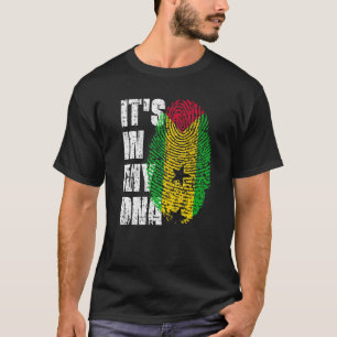 Es ist in meinem DNS Sao-Kuppel und Principe Flag T-Shirt