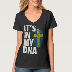 Es ist in meinem DNS Schweden schwedische Flagge M T-Shirt