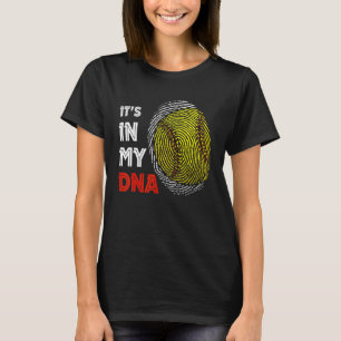 Es ist in meinem DNS Softball Sport Player Fingerp T-Shirt
