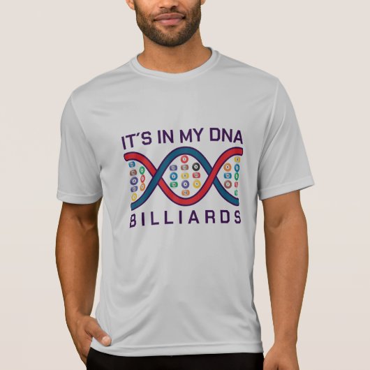 Es ist in meinen DNA-Billard T-Shirt (Vorderseite)