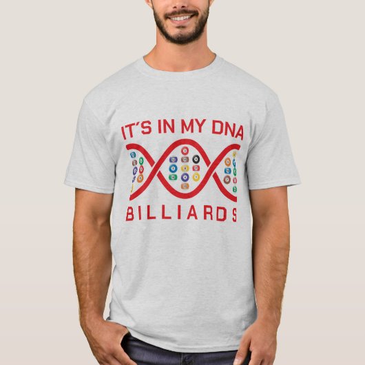 Es ist in meinen DNA-Billard T-Shirt (Vorderseite)