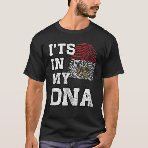 Es ist in meiner ägyptischen DNA Fingerabdruck Sto T-Shirt